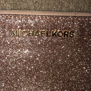 Two piece MK sparkly wristlet